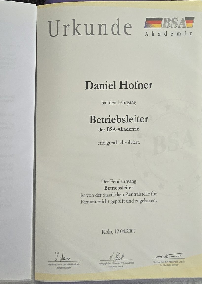 Betriebsleiter