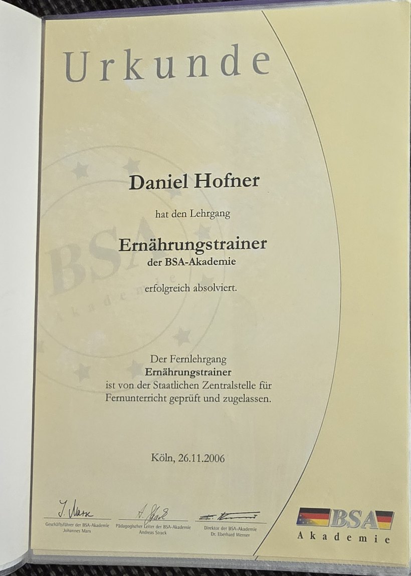 Ernährungstrainer